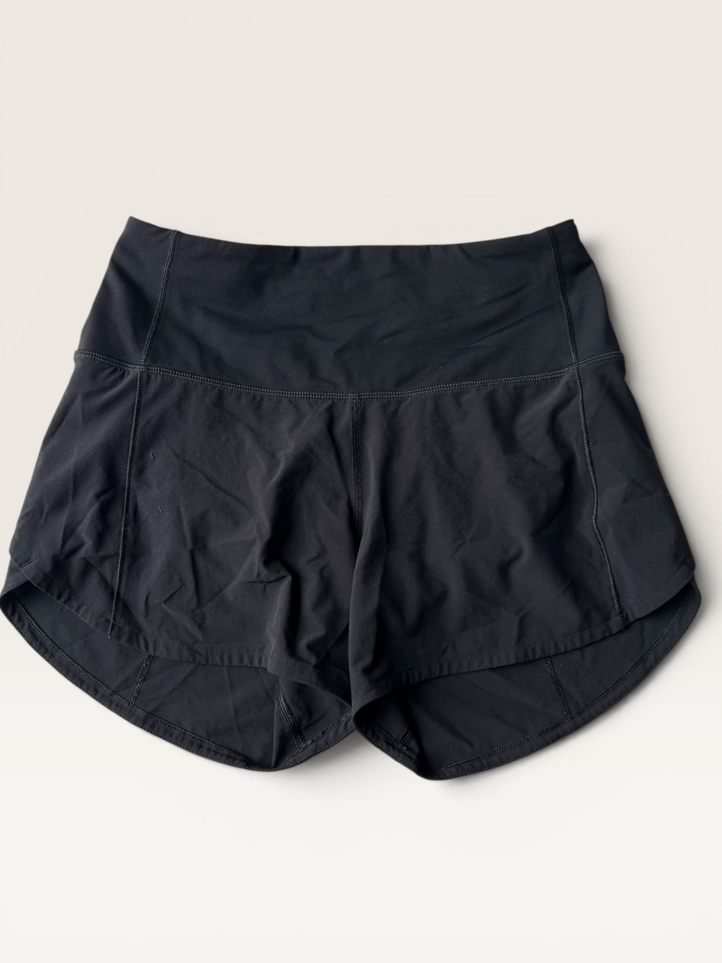 BLACK LULULEMON SHORTS 2