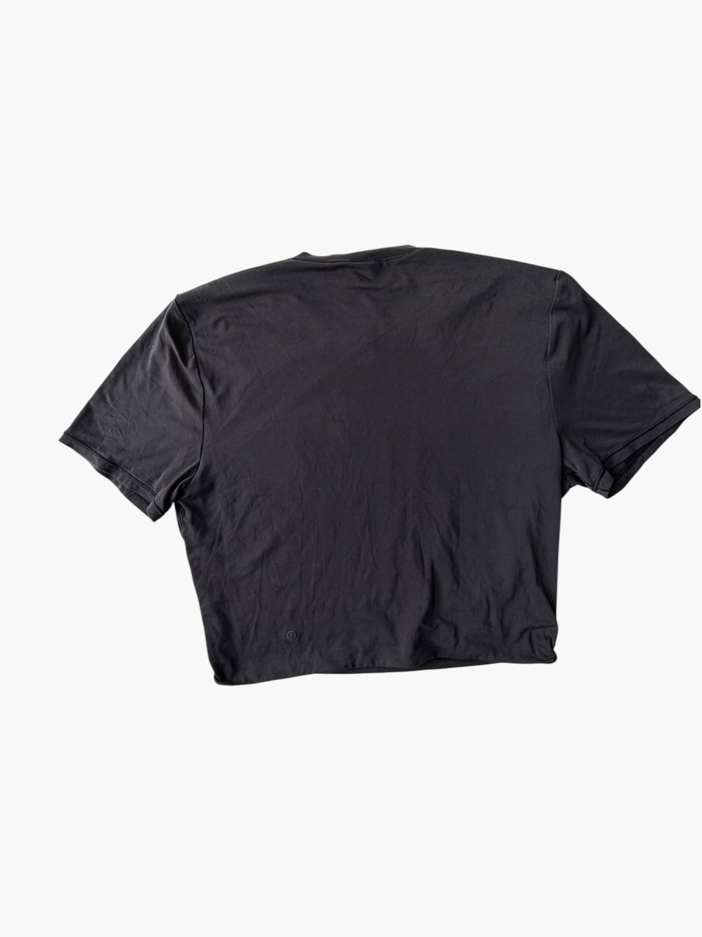 BLACK LULULEMON TOP LARGE