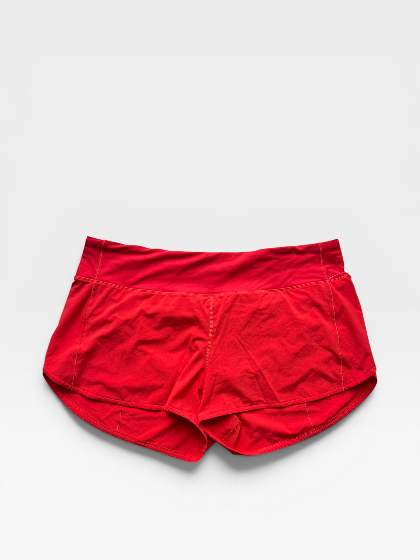 CORAL LULULEMON SHORTS 14T