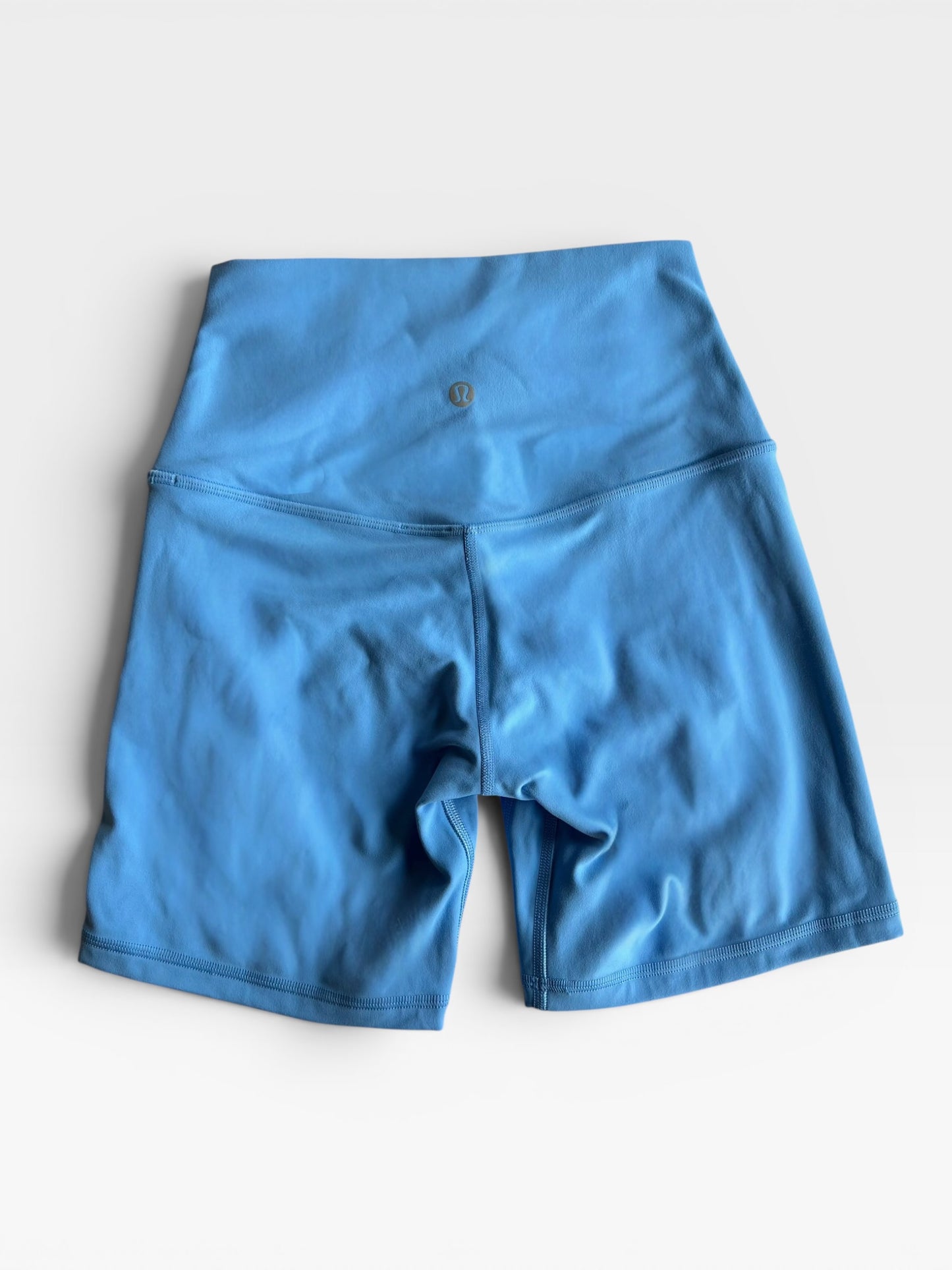 BLUE LULULEMON SHORTS 4