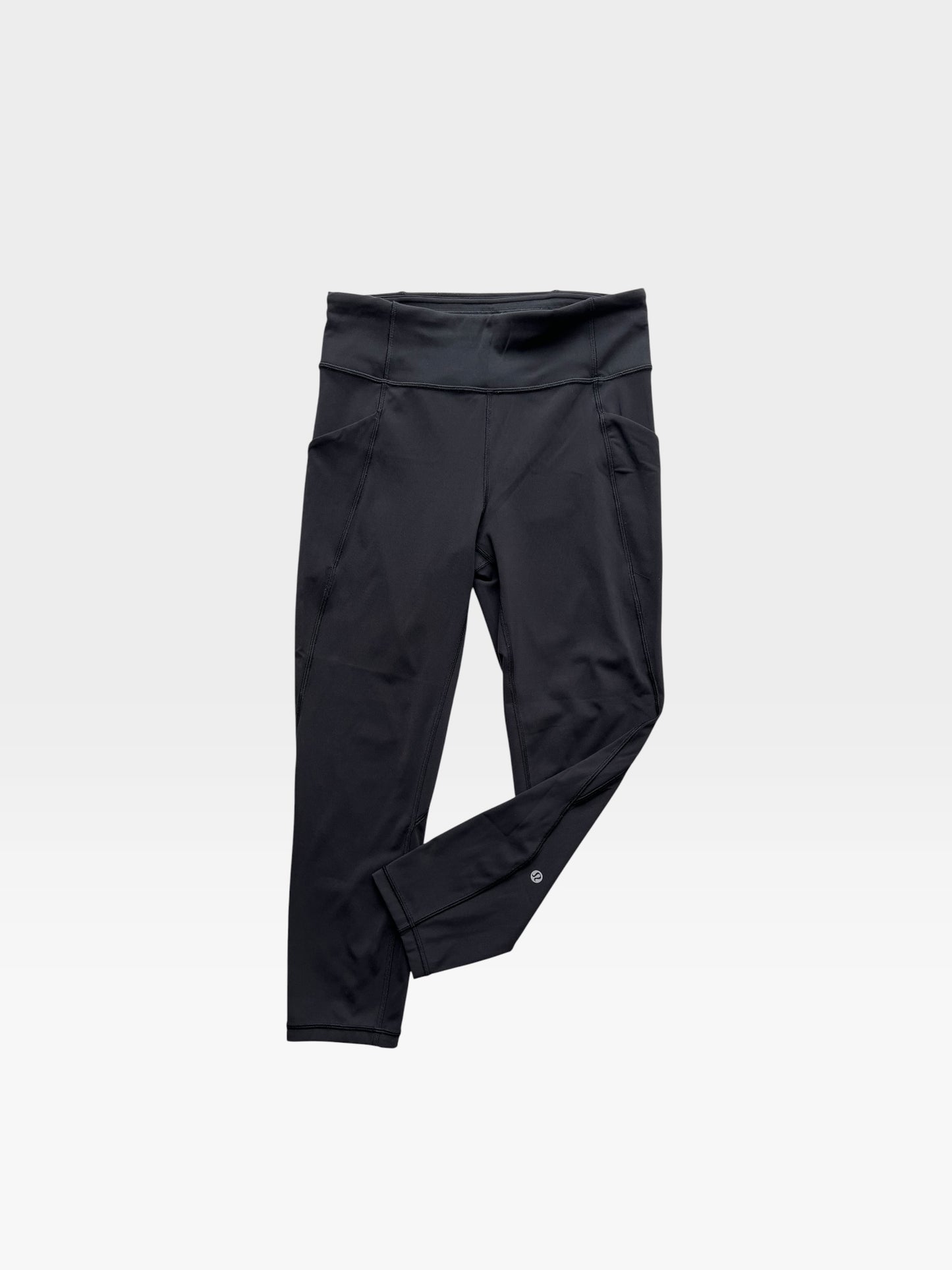 BLACK LULULEMON LEGGINGS 8