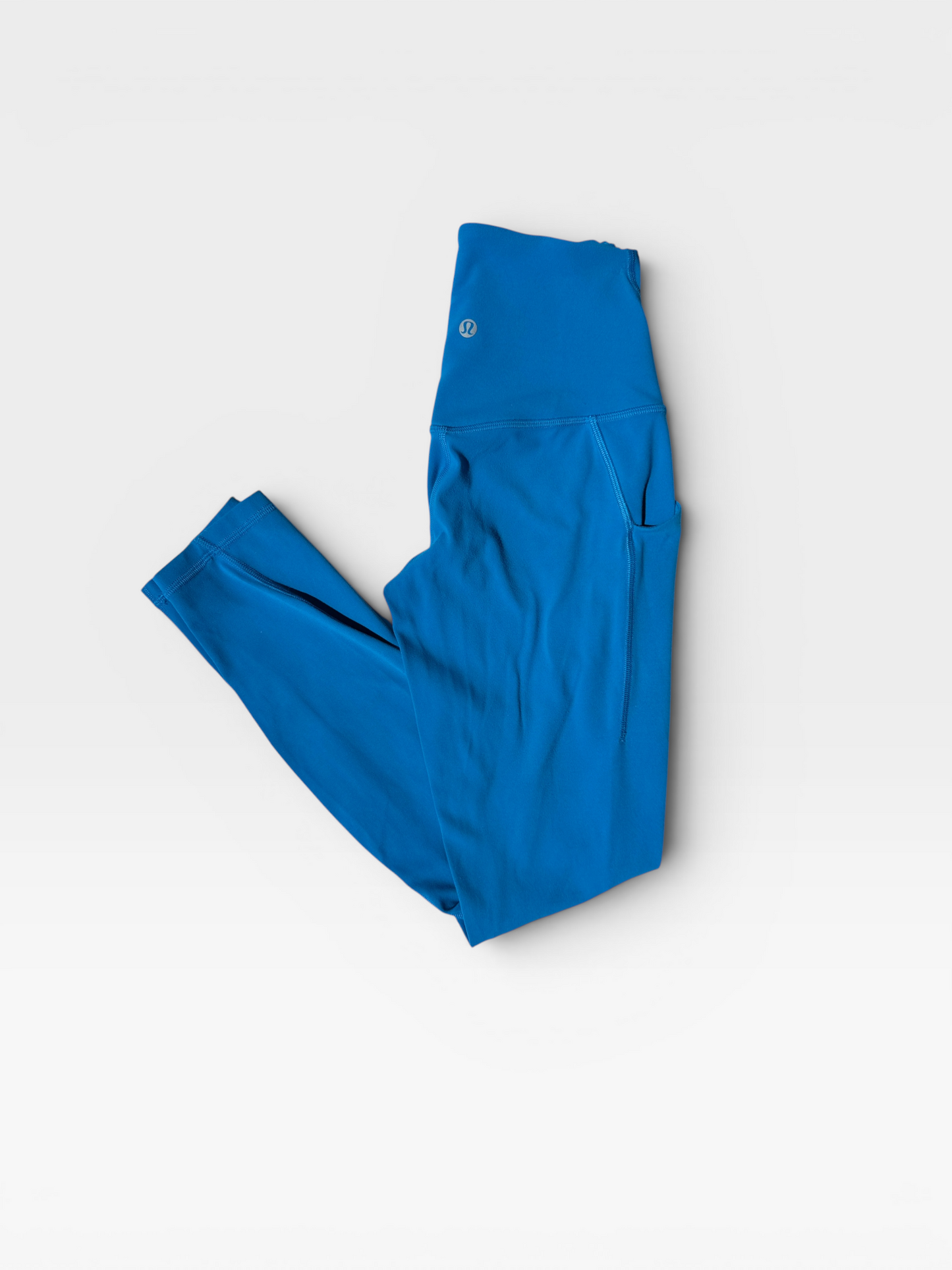 BRIGHT BLUE LULULEMON LEGGINGS 4