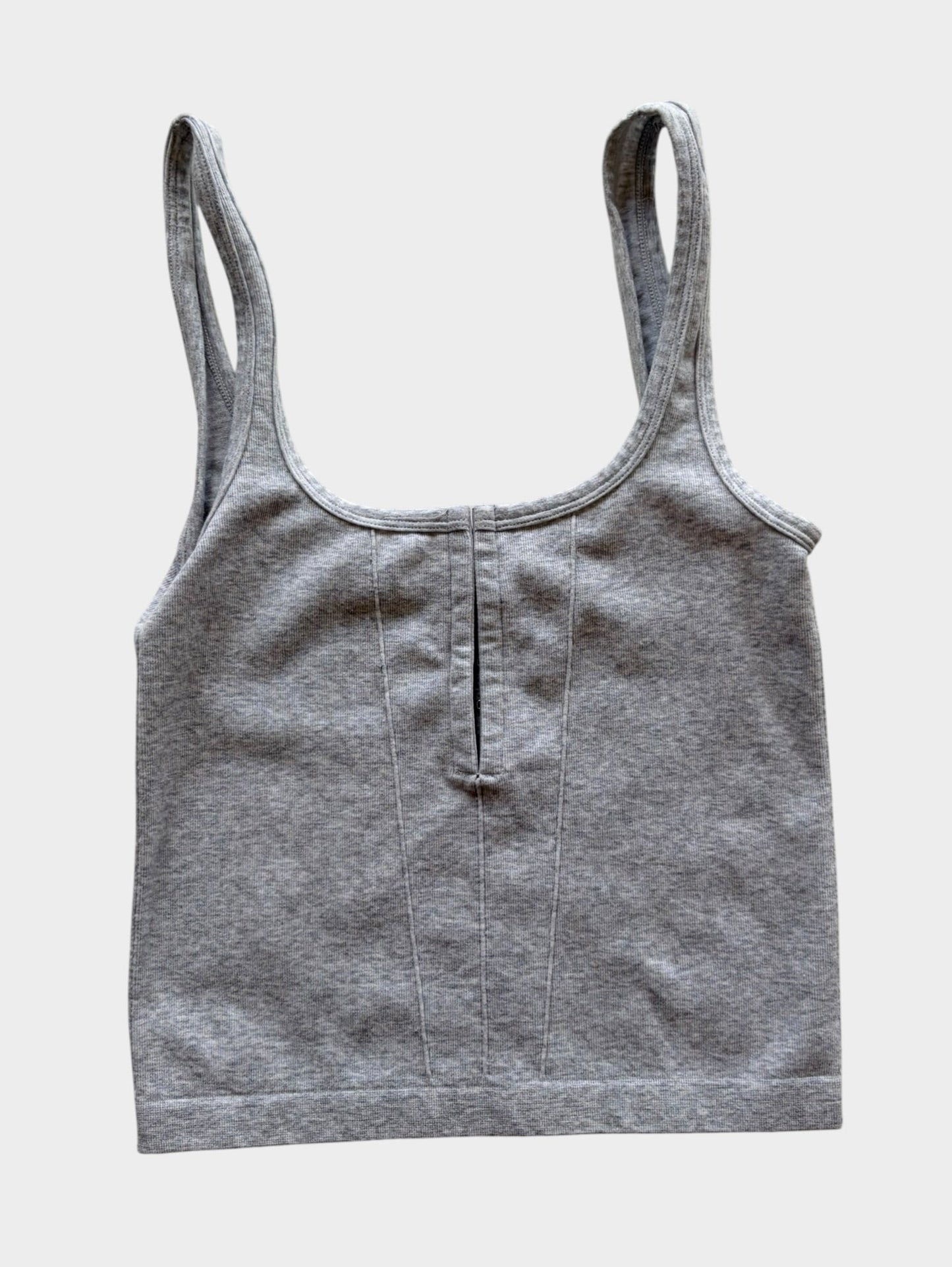 FREE PEOPLE GREY TANK M/L