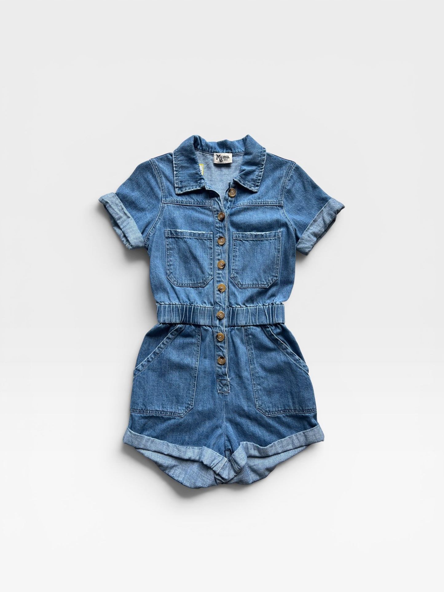 SHOW ME YOUR MUMY DENIM ROMPER S