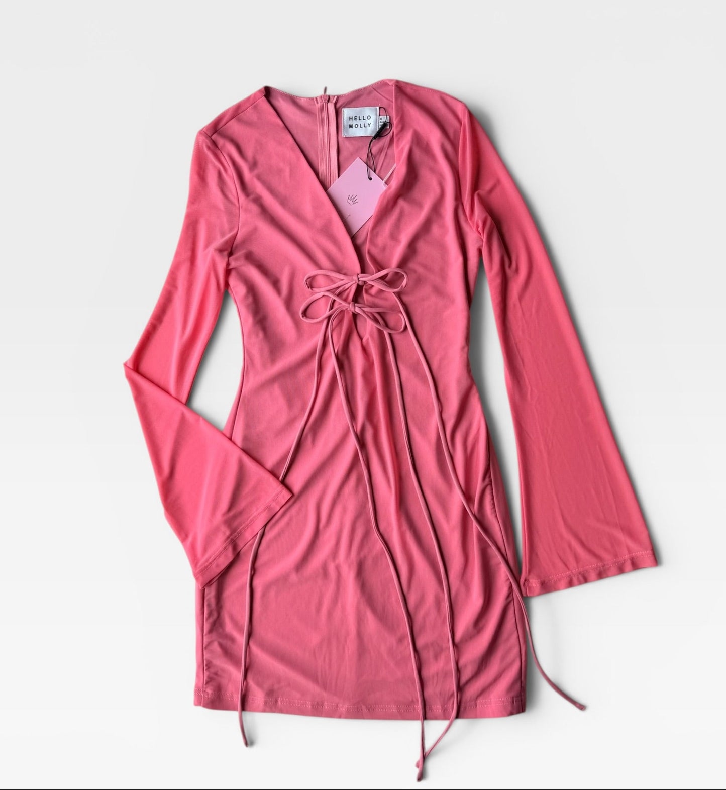 PINK HELLO MOLLY DRESS (NWT) M