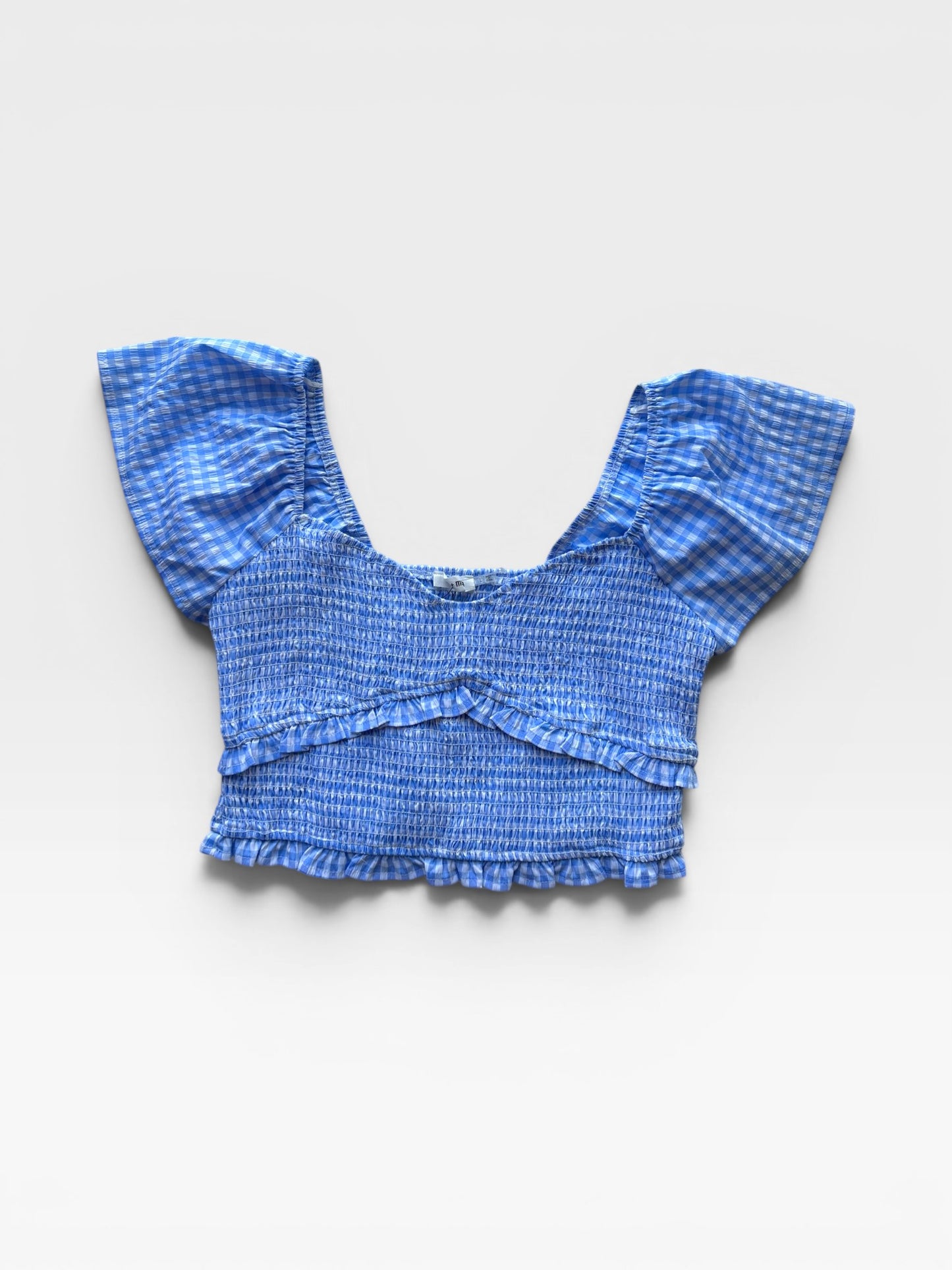 BLUE / WHITE DAY + MOON TOP (NWT) L