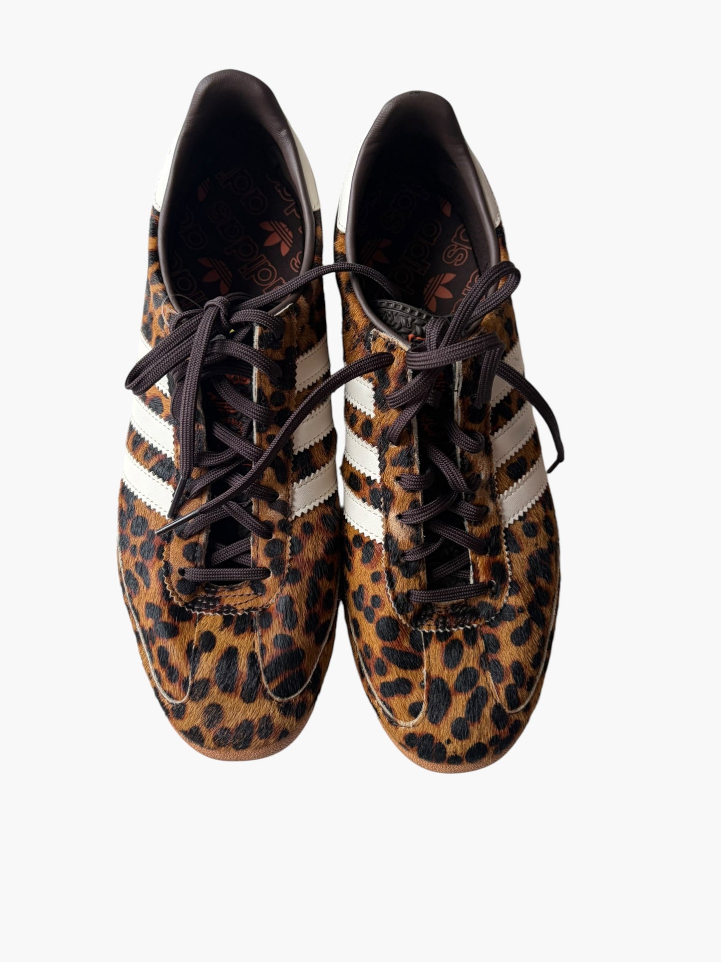 CHEETAH ADIDAS SHOES 9.5