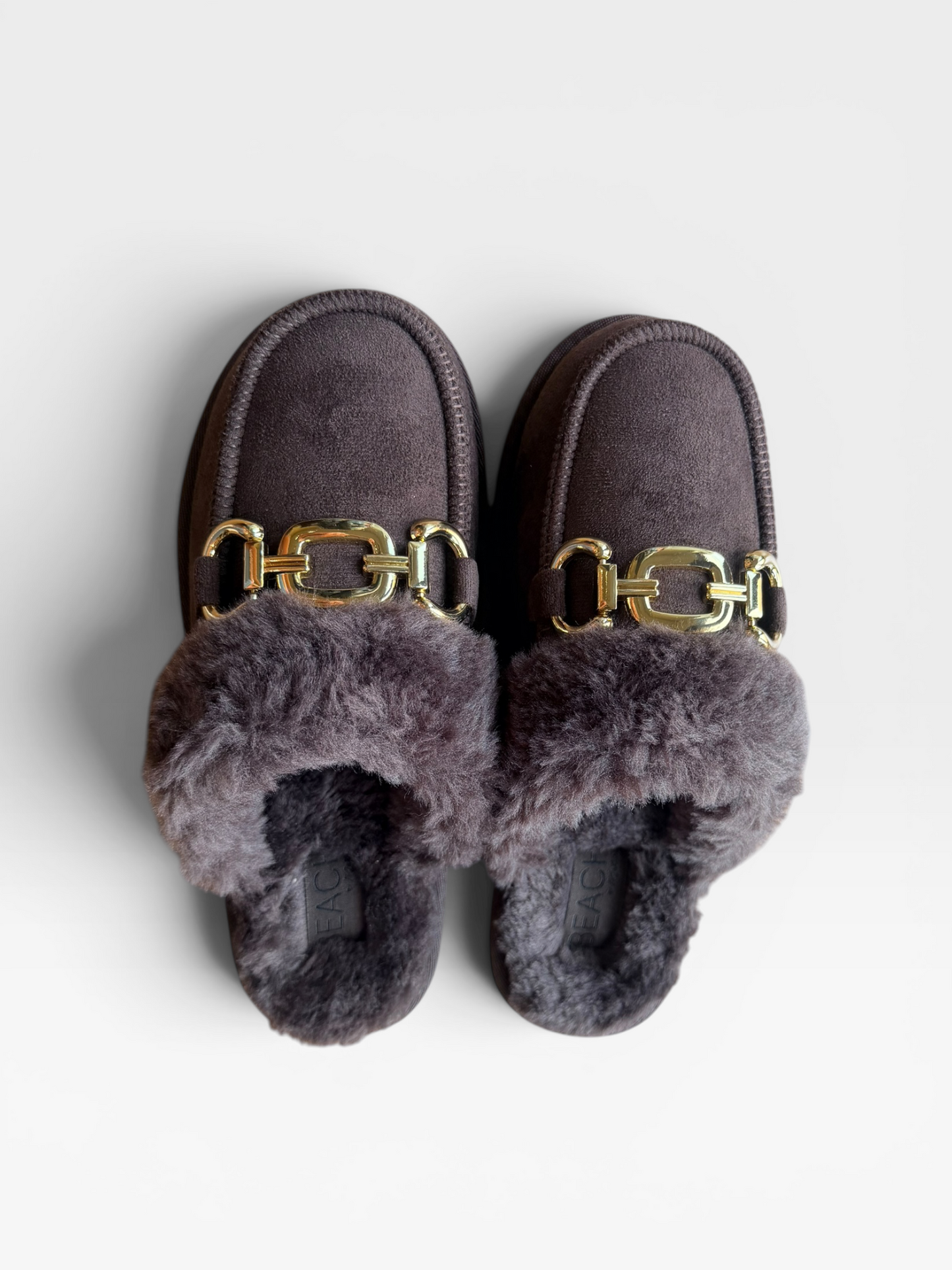 BROWN/GOLD "BEACH BY MATISSE" SLIDES (NWT) 7
