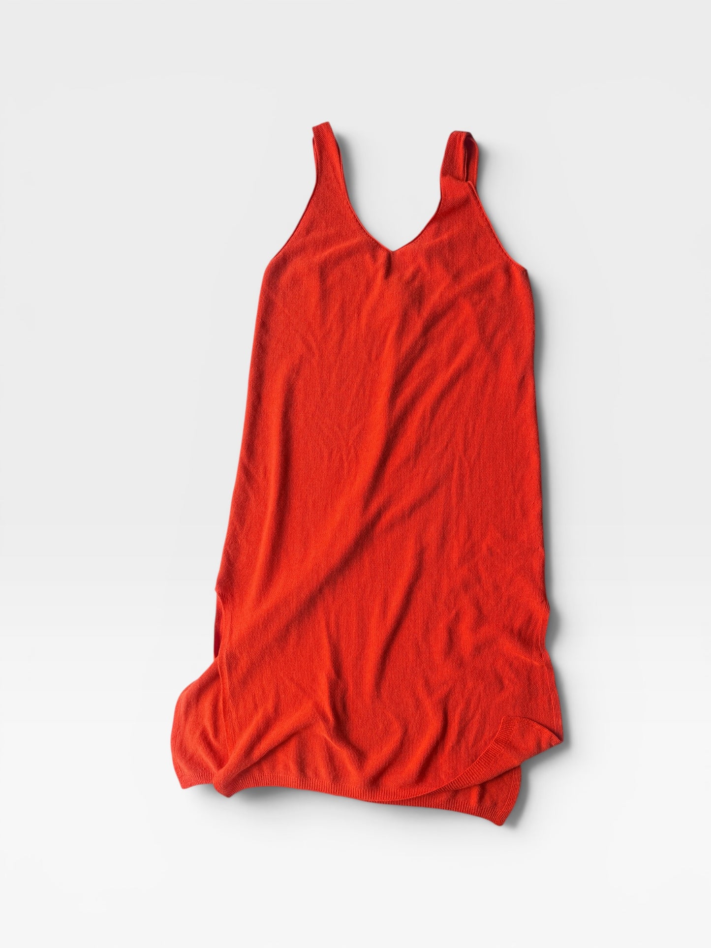 ORANGE DOUBLE ZERO KNITTED DRESS L