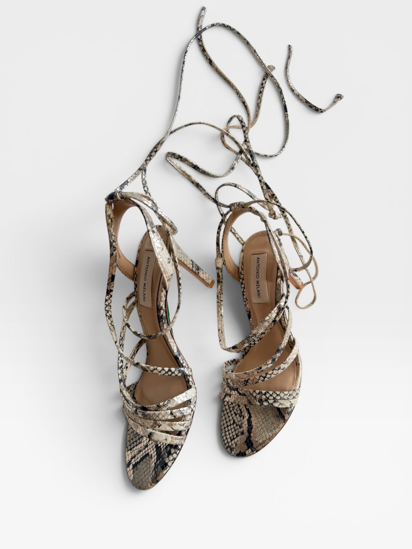 ANTONIO MELANI SNAKE HEEL 8