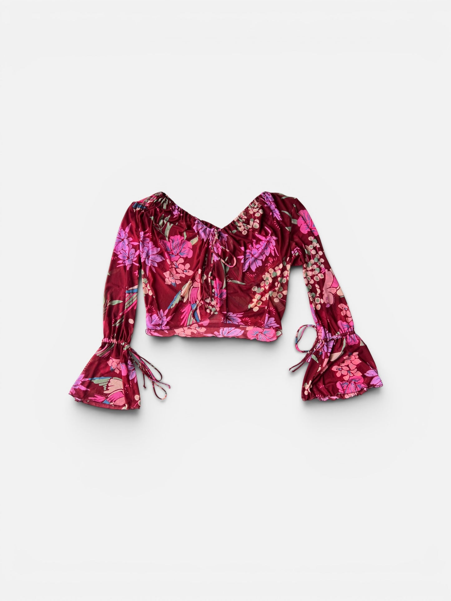 FREE PEOPLE "PIECE OF PARADISE" TOP (ORG. $78) M