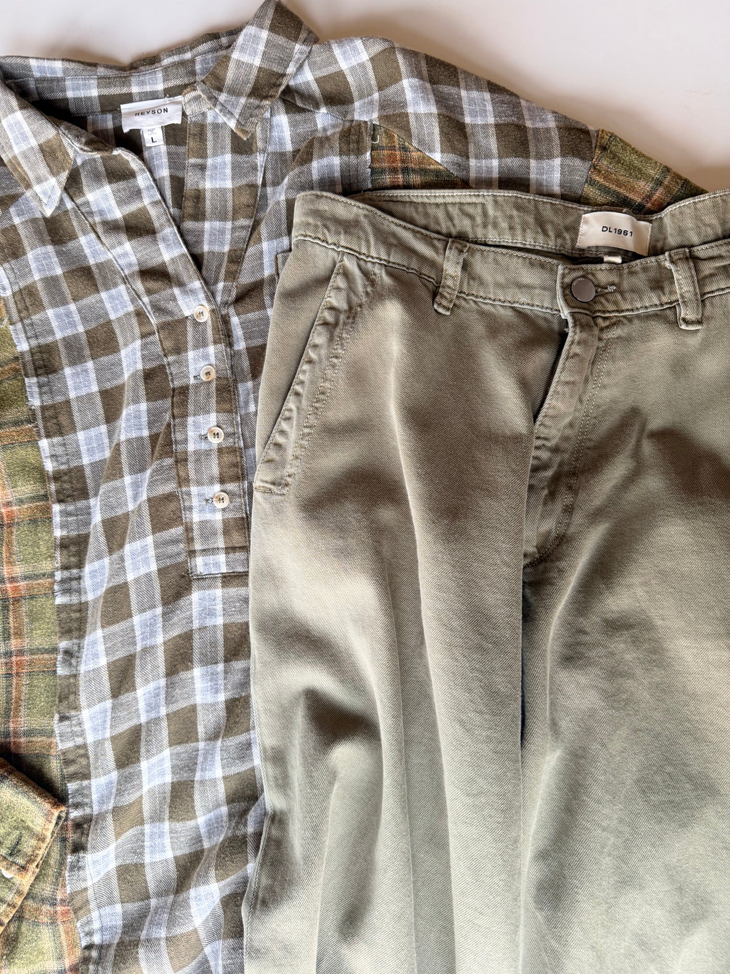 DL1961 GREEN PANTS 30