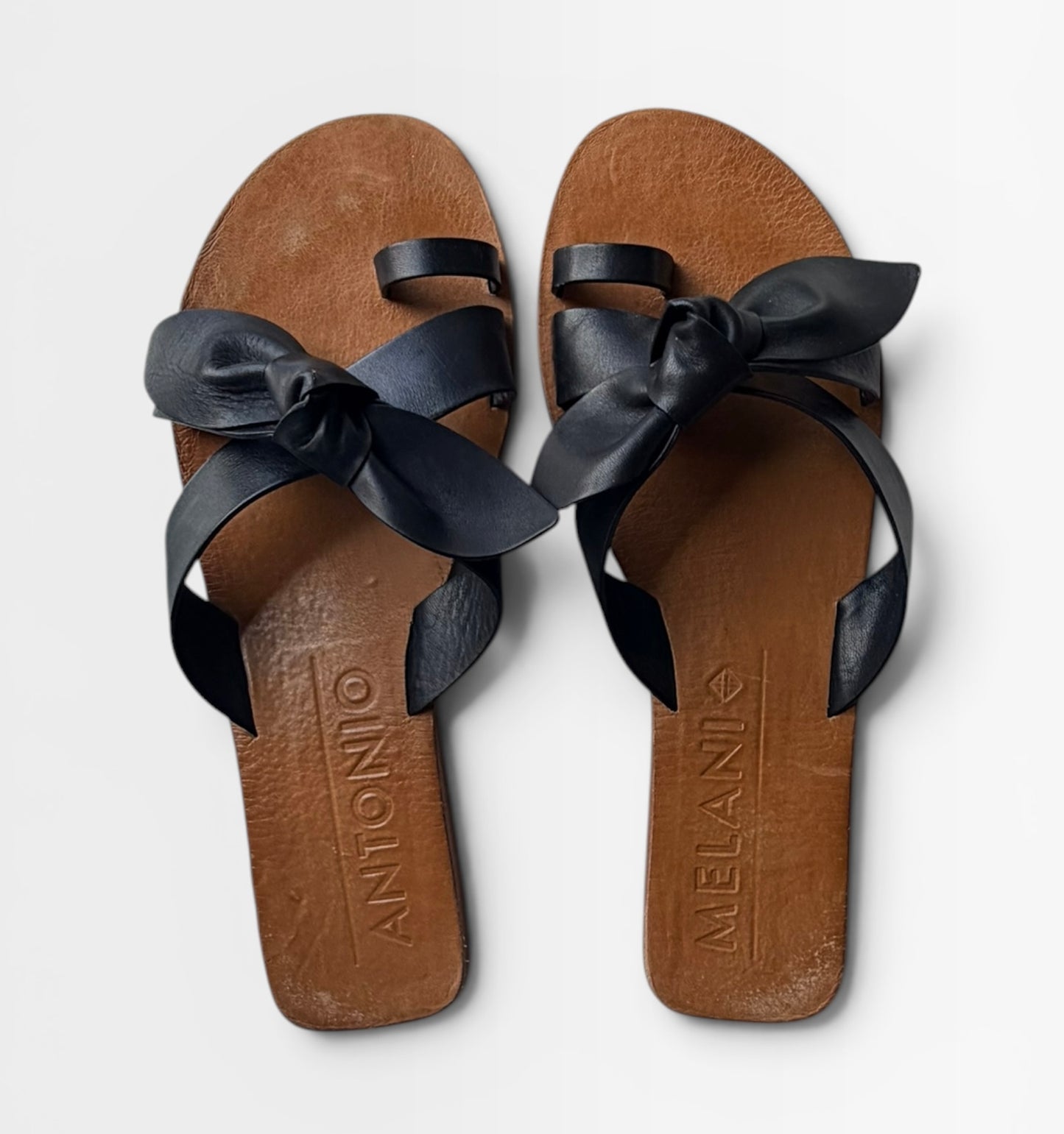BLACK ANTONIO MELANI SANDALS 9