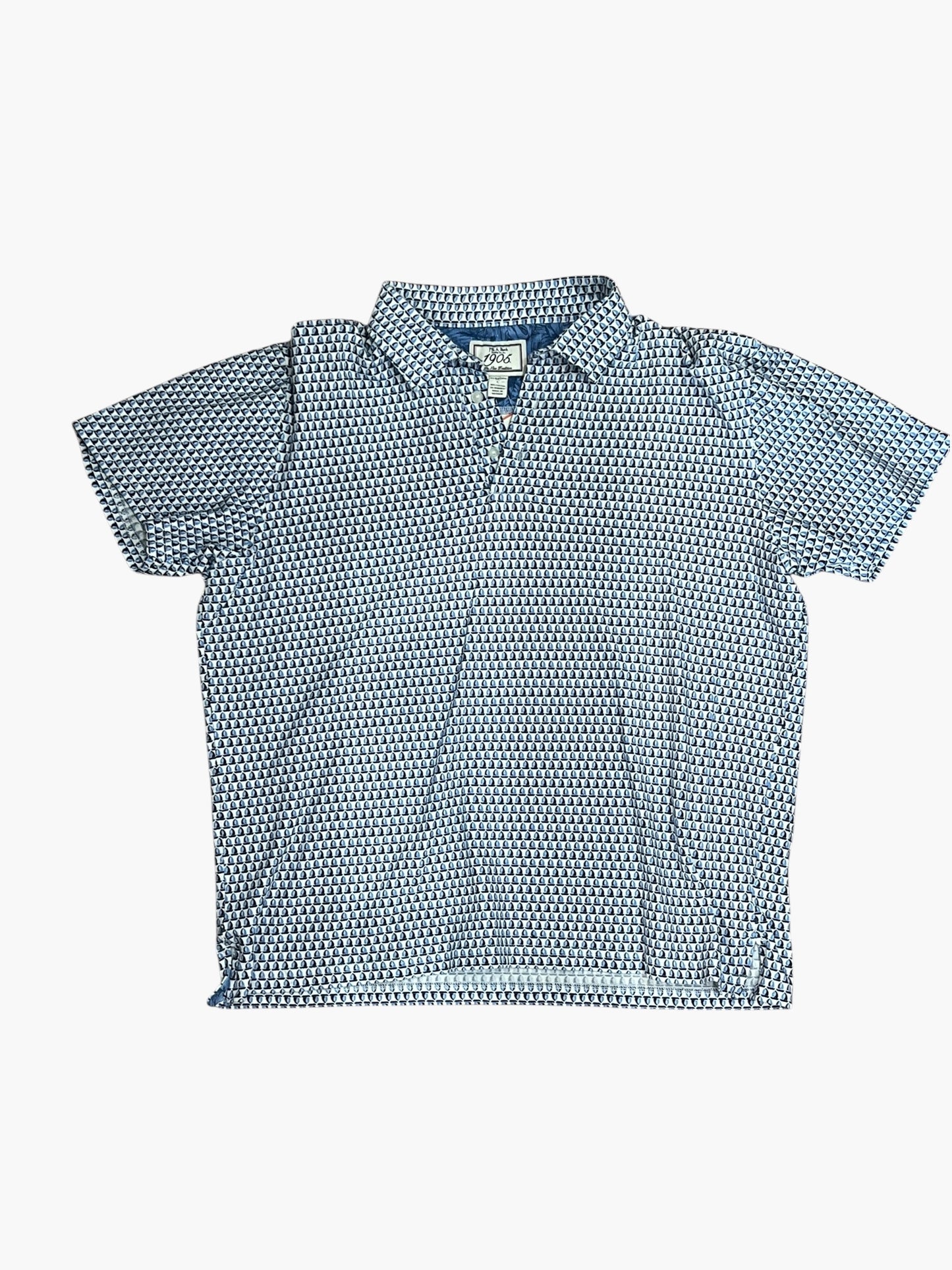 JOS A BANK BOAT POLO (TAILORED FIT) L