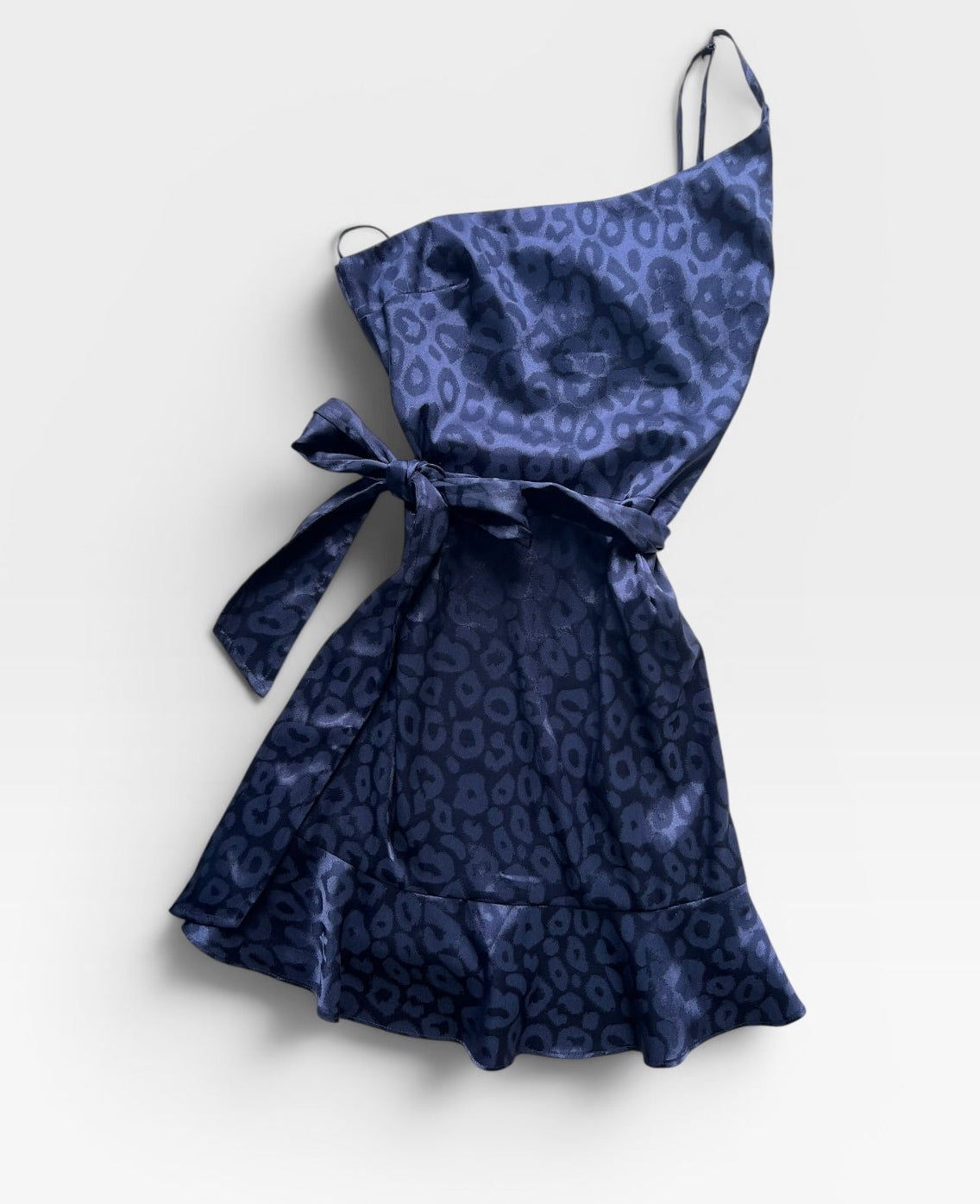 NAVY POKA DOT IDEM DITTO DRESS MED