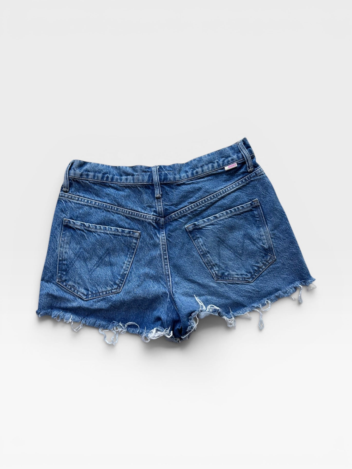 DENIM MOTHER SNACK SHORTS 29