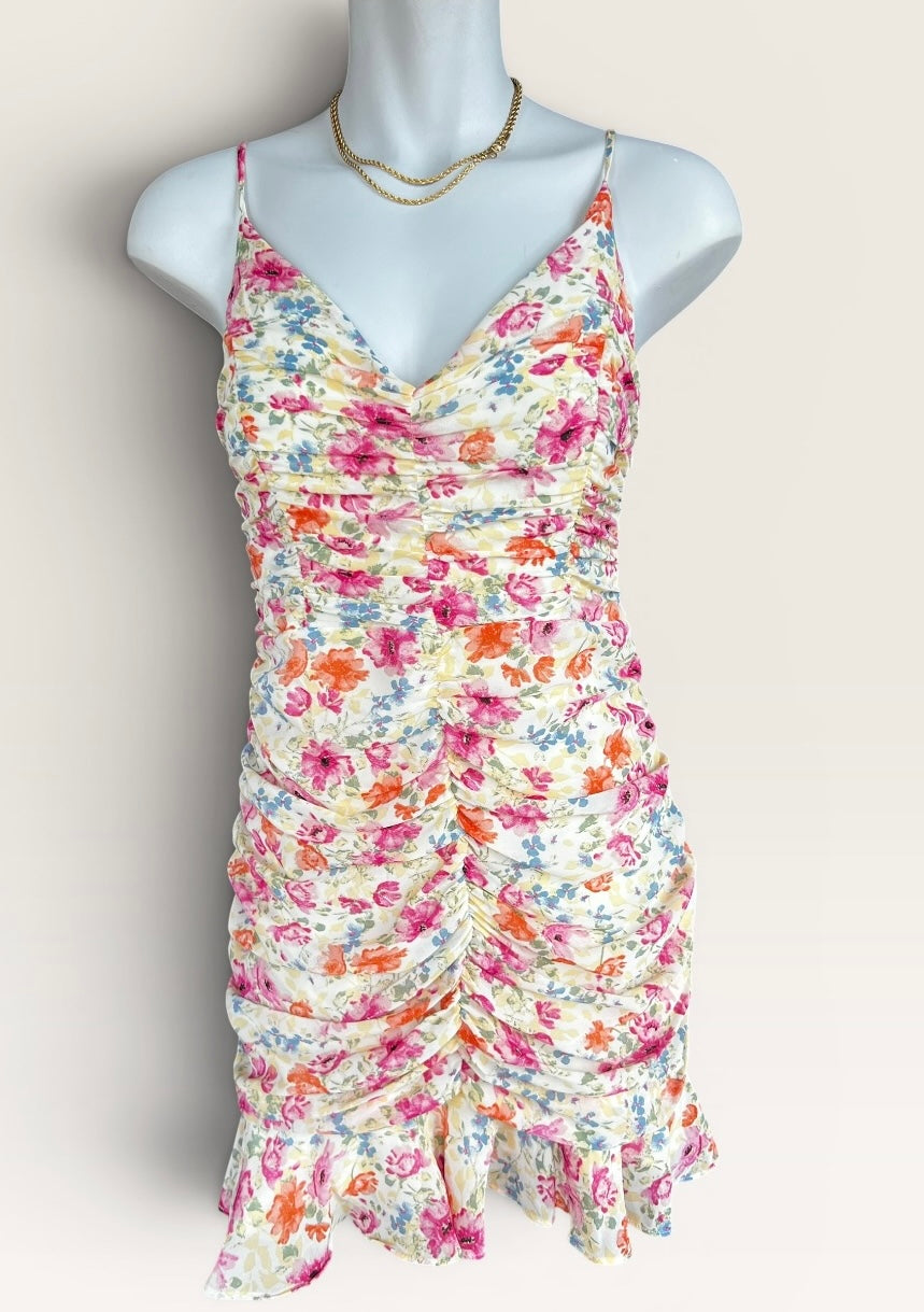 FLOWER ASTR DRESS SMALL