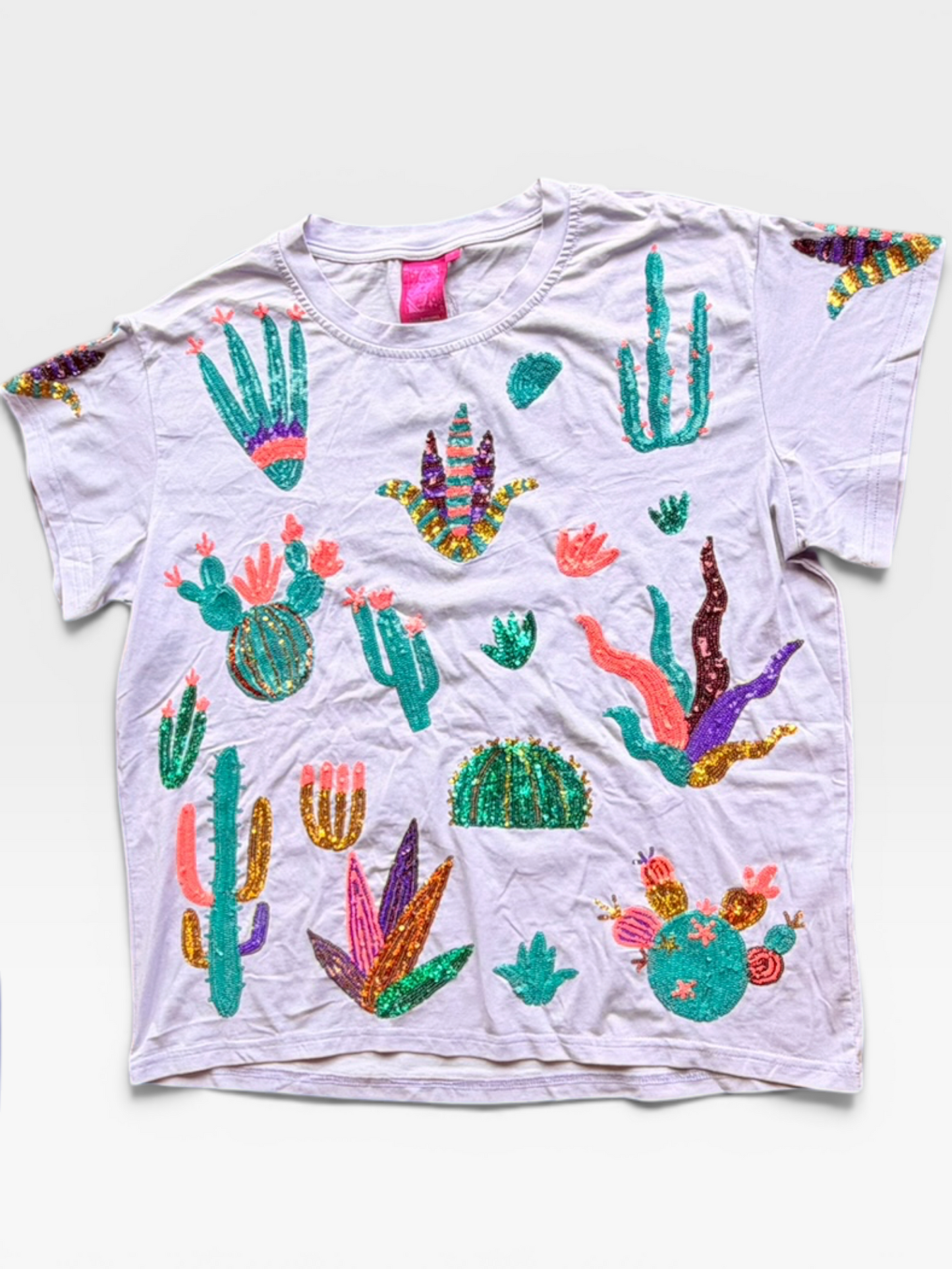 PURPLE CACTUS "QUEEN OF SPARKLES" TOP (ORG. $143) S