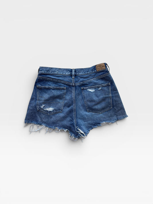 DARK WASH AMERICAN EAGLE SHORTS 10