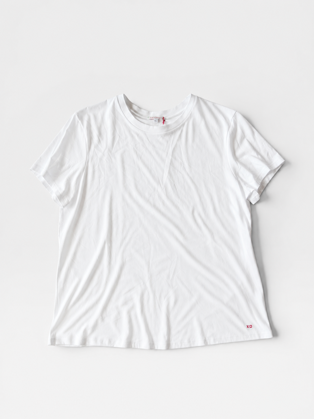 WHITE FRANCES VALENTINE PIMA COTTON TEE (NWT $122) XL