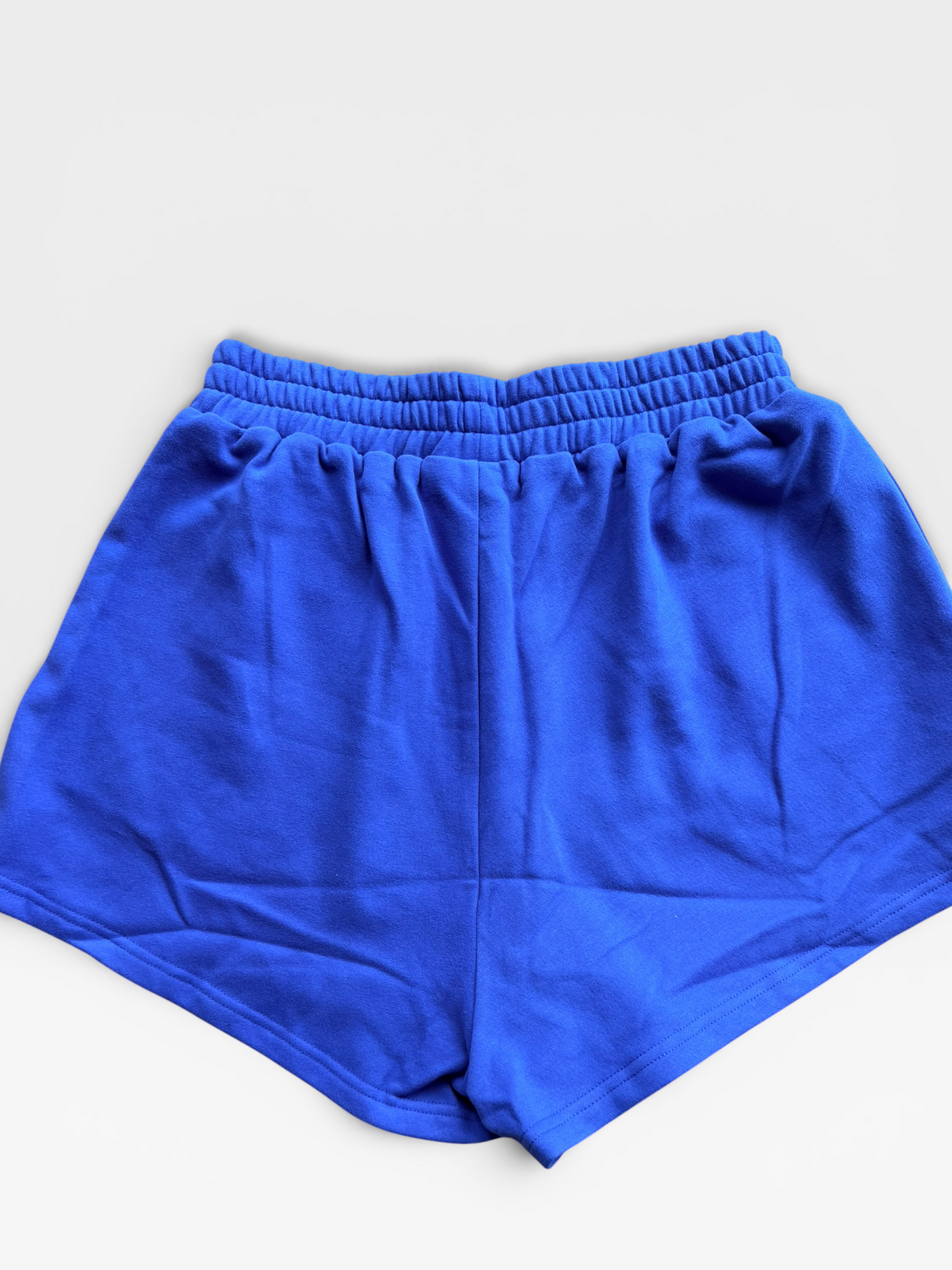 BLUE ROYAL BLUE QUEEN OF SPARKLES SHORTS (ORG. $92) M