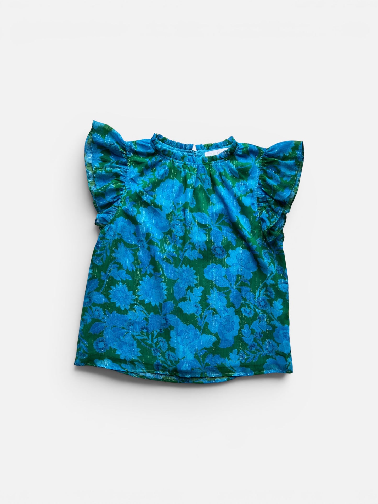 GREEN/BLUE SUGARLIPS TOP S