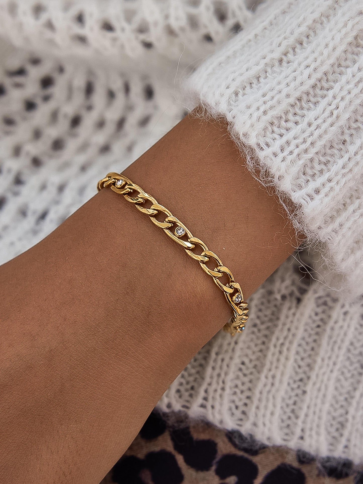 CUBAN CHAIN BRACELET (non-tarnish)