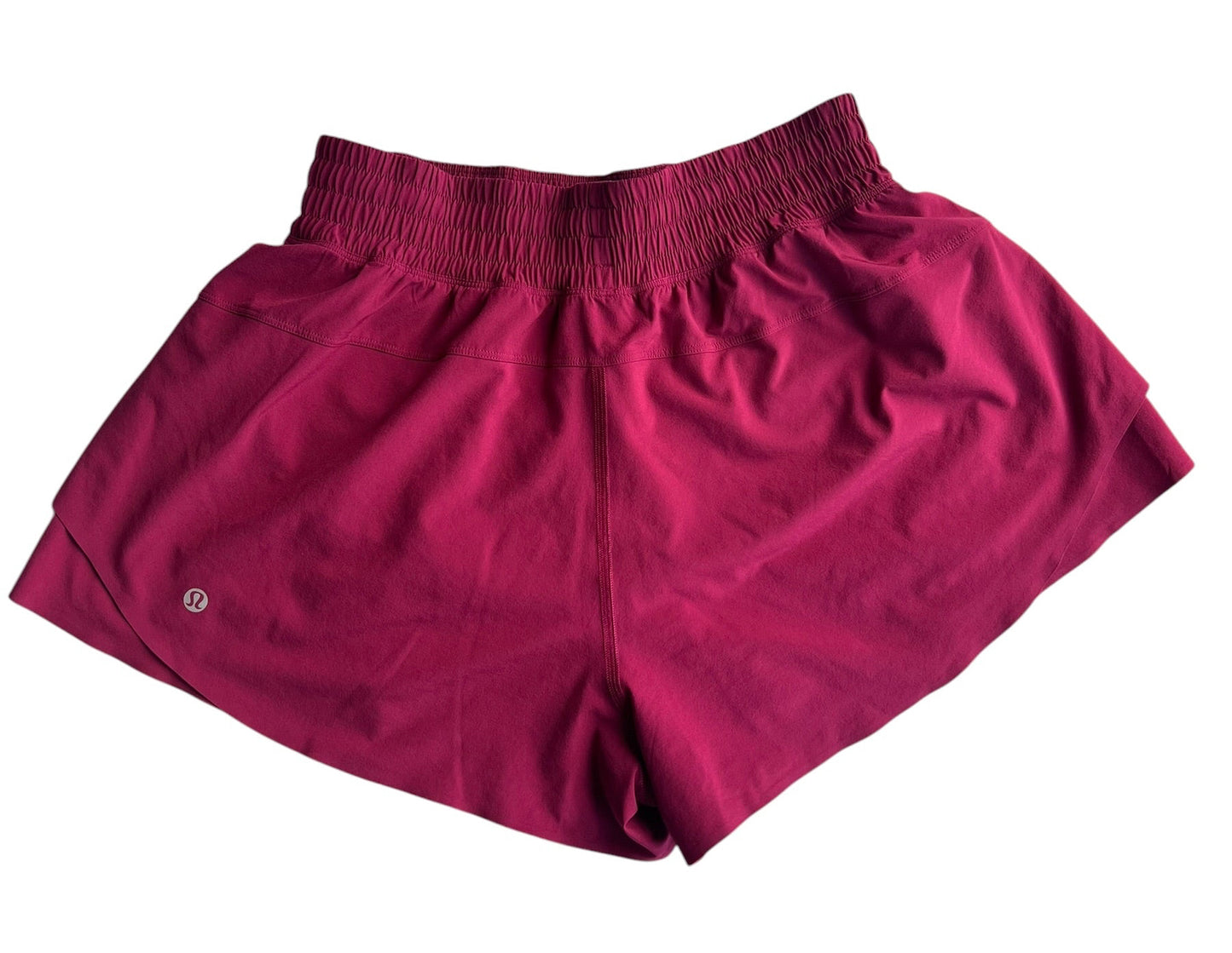 BERRY HIGH RISE LULULEMON 2.5" SHORTS S