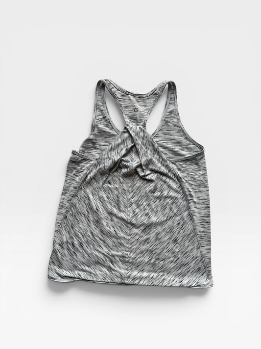 GREY/WHITE LULULEMON TANK 8