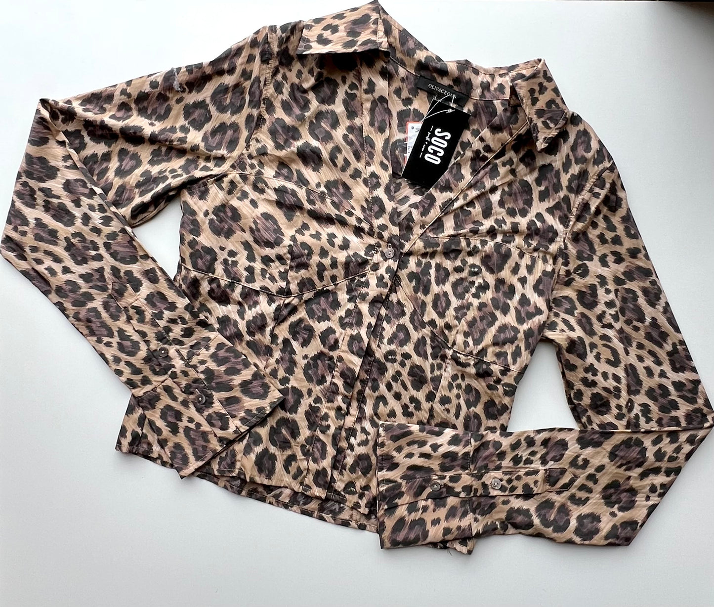 OLIVACEOUS TOP (NWT) LARGE