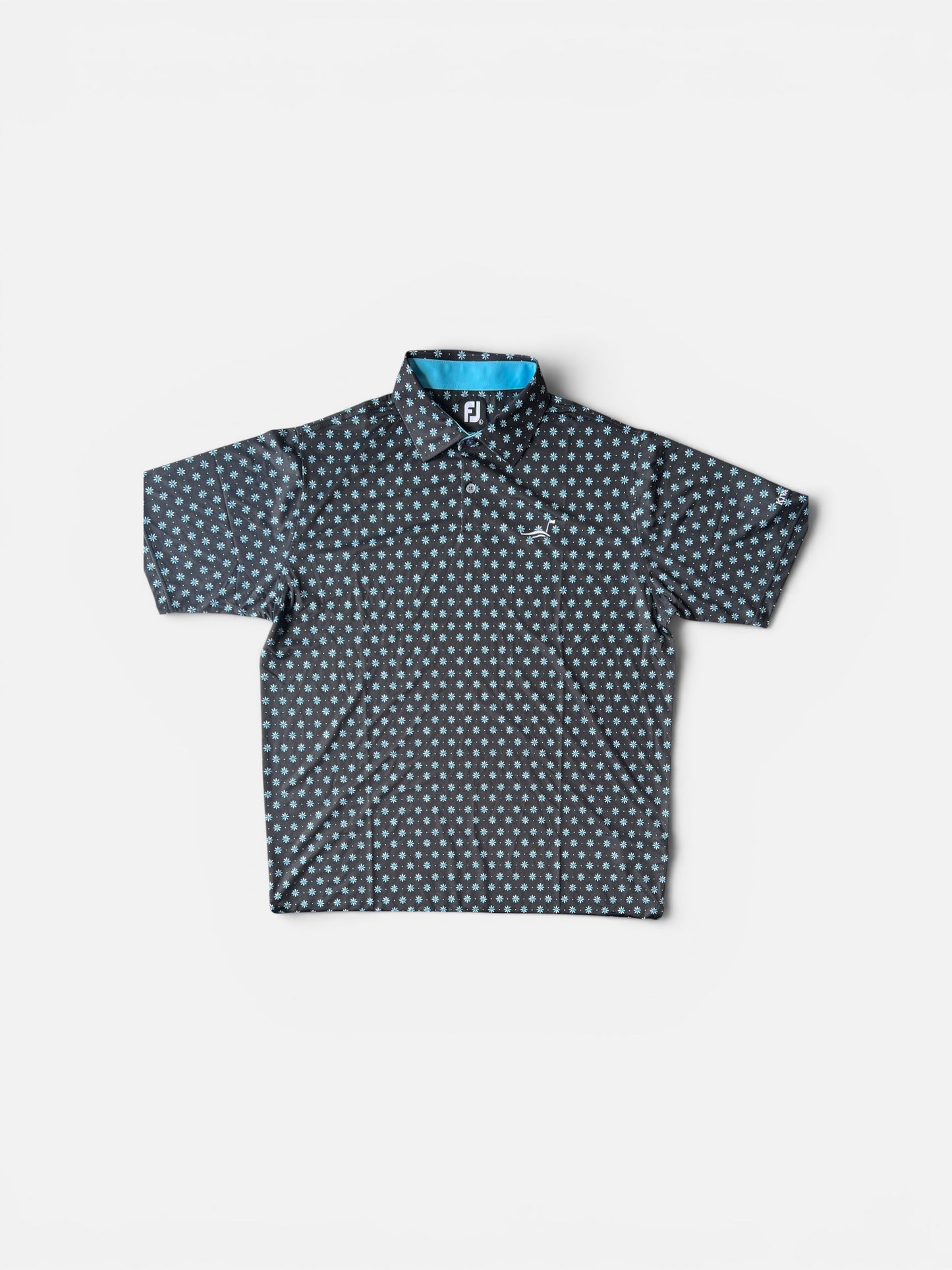 FOOTJOY FLOWER COLLAR POLO "KIVA DUNES" L