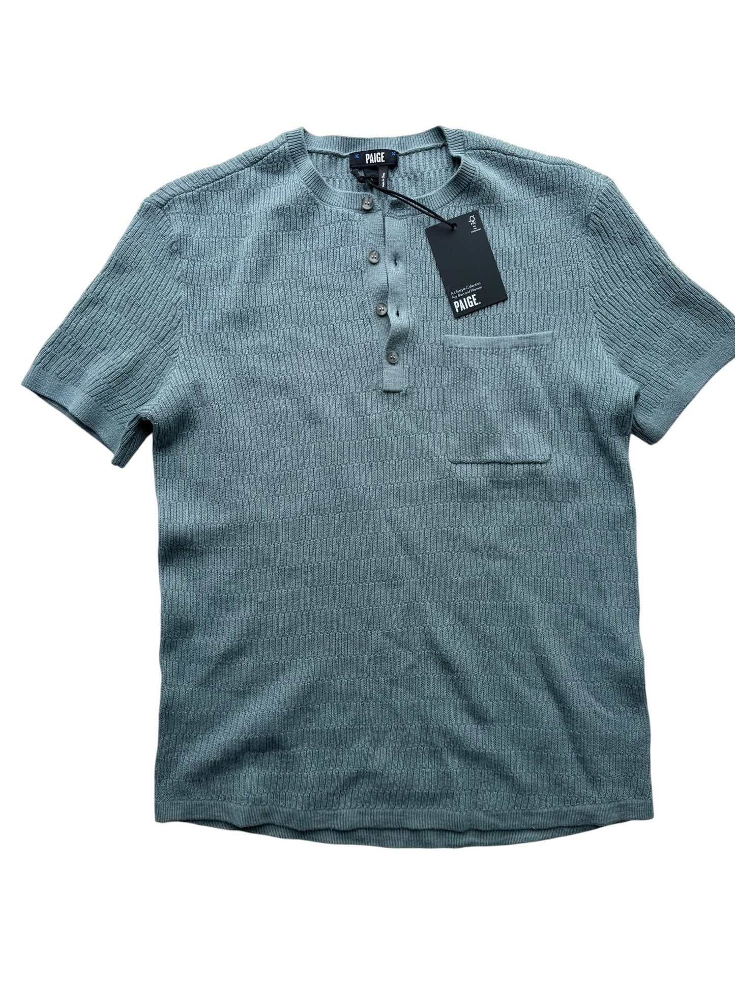 BLUE PAIGE SWEATER SMALL (NWT$395)