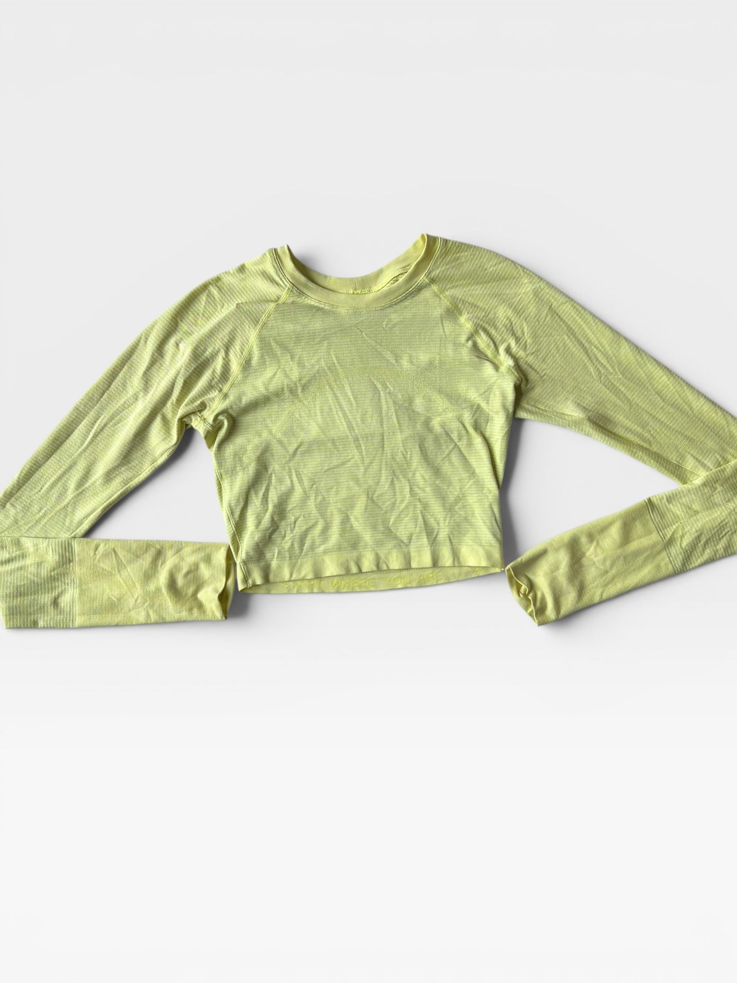 LIME LULULEMON TEE 4