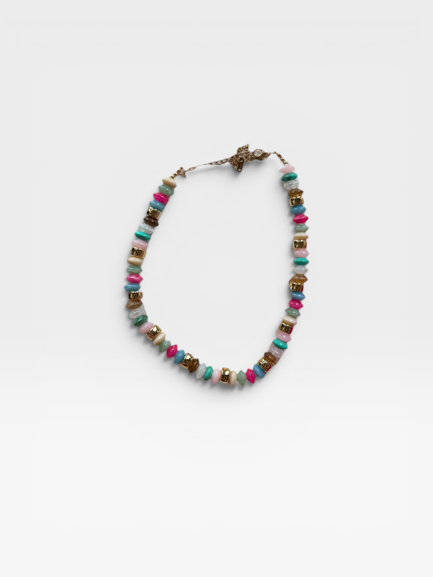 MULTI COLOR BEADED NECKLACE