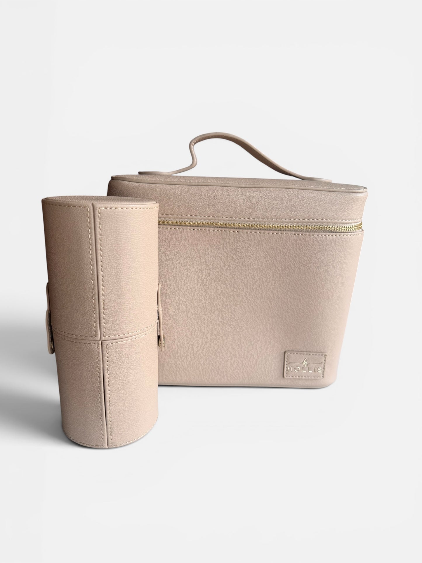 HOLLIS LUX MAKEUP CASE WITH BRUSH HOLDER (ORG. $110)