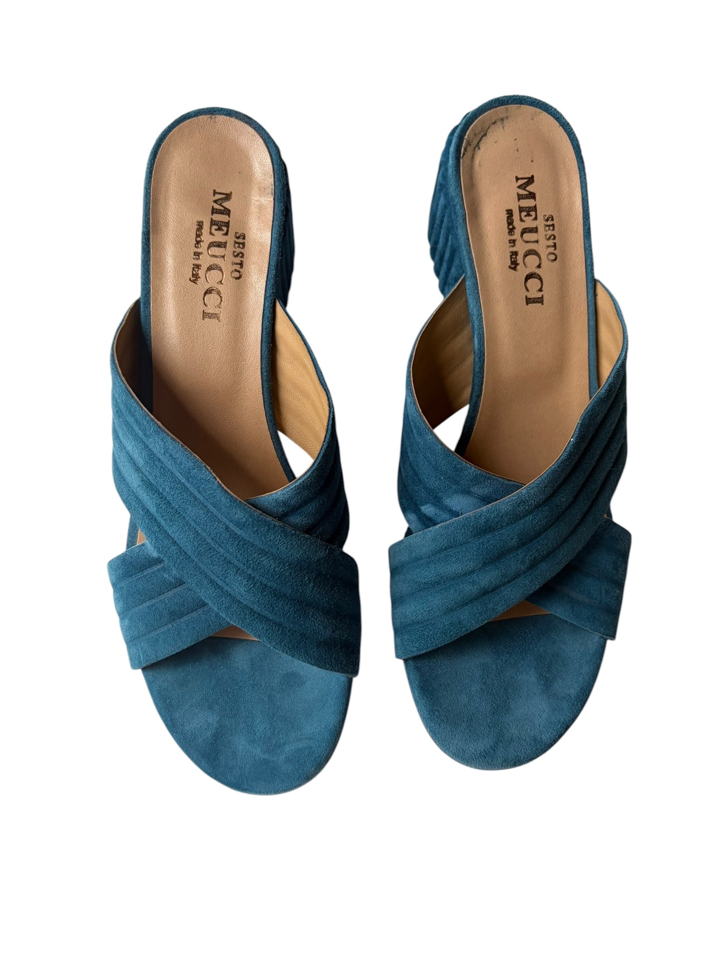 BLUE SESTO MEUCCI SHOES (ORG. $185) 8.5