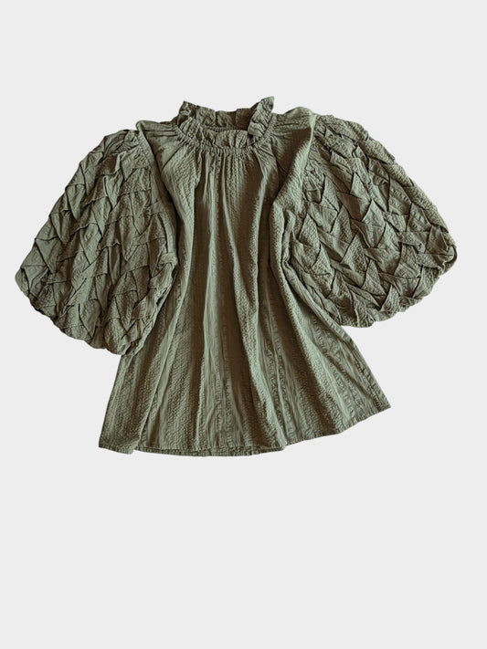 THML GREEN TOP (NWT $88) S