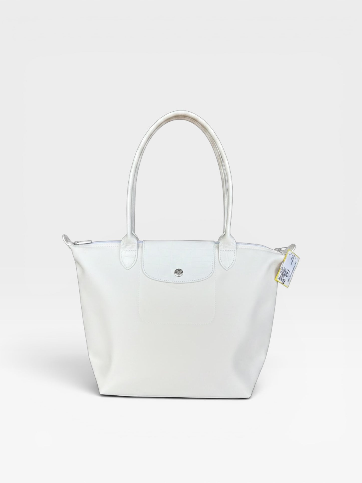 WHITE LONGCHAMP PURSE (ORG. $150)