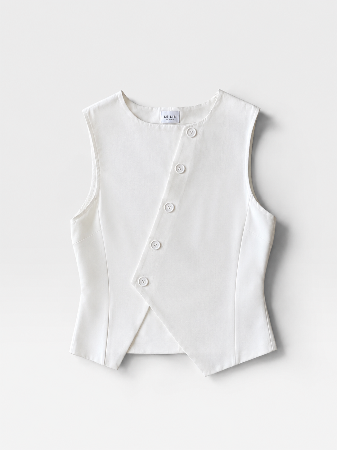 WHITE LELIS VEST S