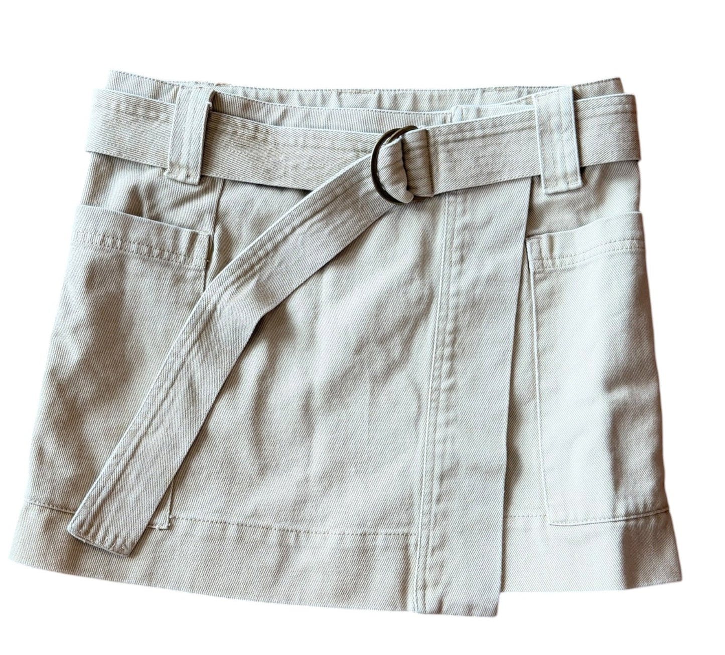 KHAKI PANTS STORE SKIRT (NWT) SMALL