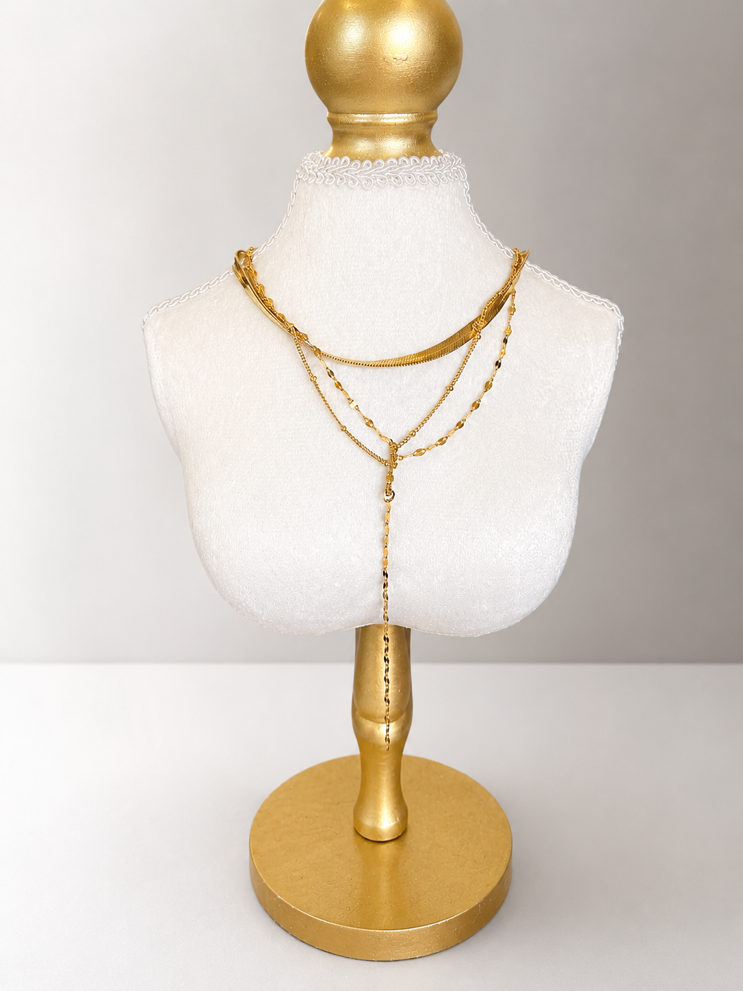 GOLD NON TARNISH Y NECKLACE