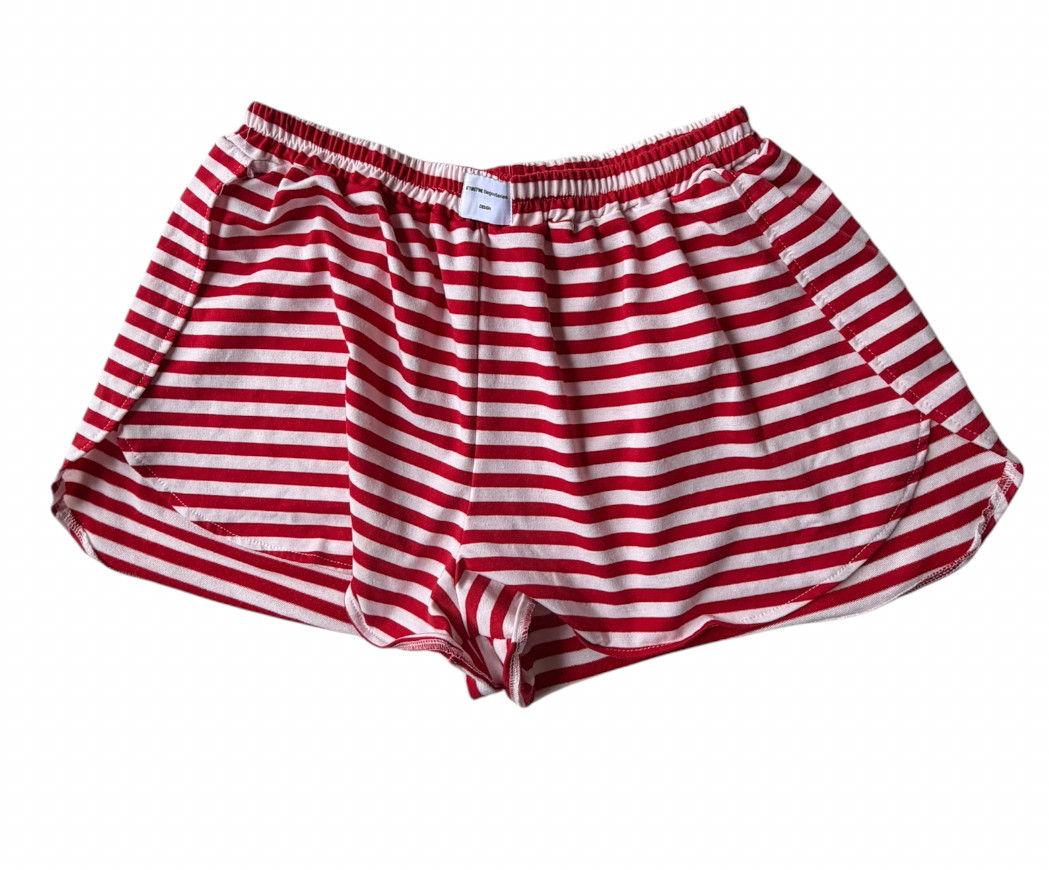 RED / WHITE STRIPE MATCHING SET L