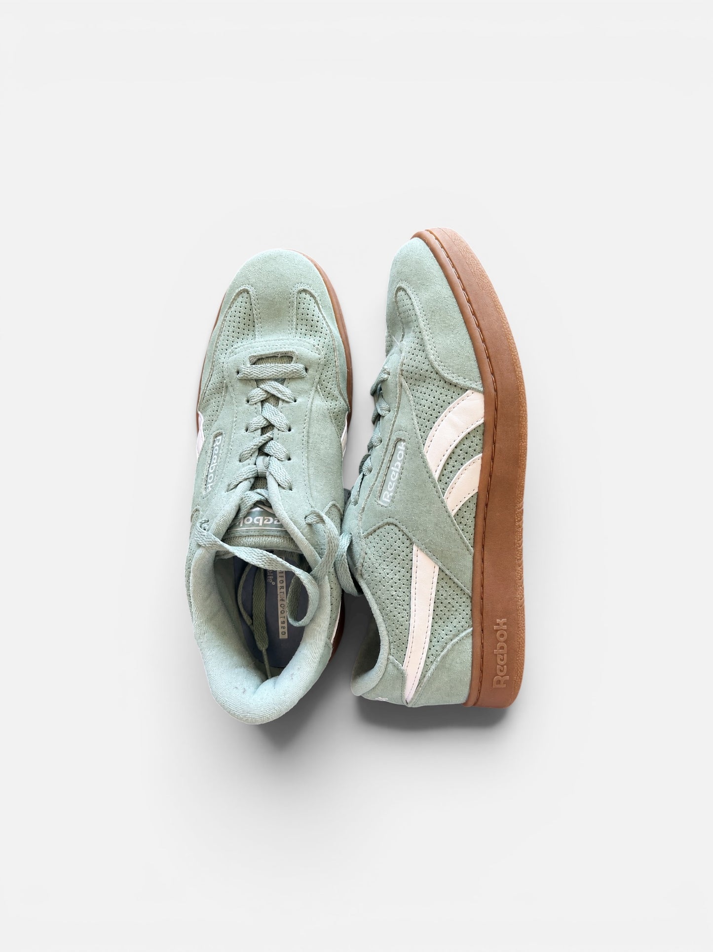 GREEN REEBOK SHOES 9