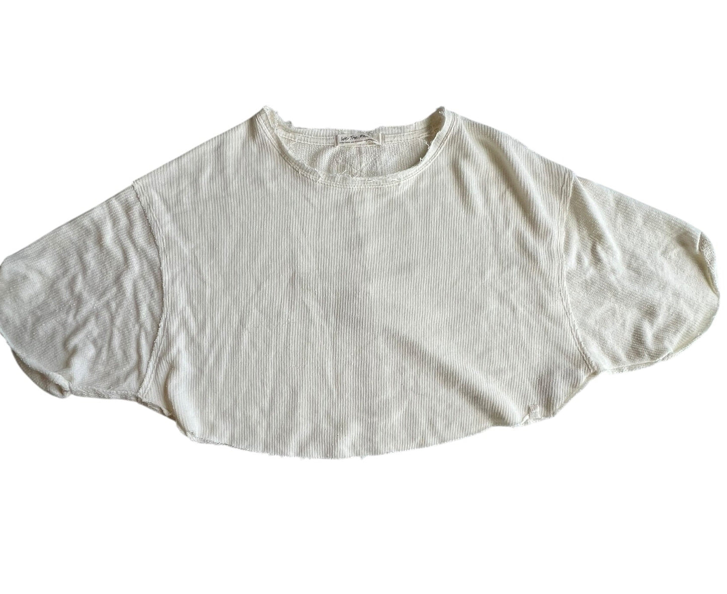 CREAM FREE PEOPLE TOP XS