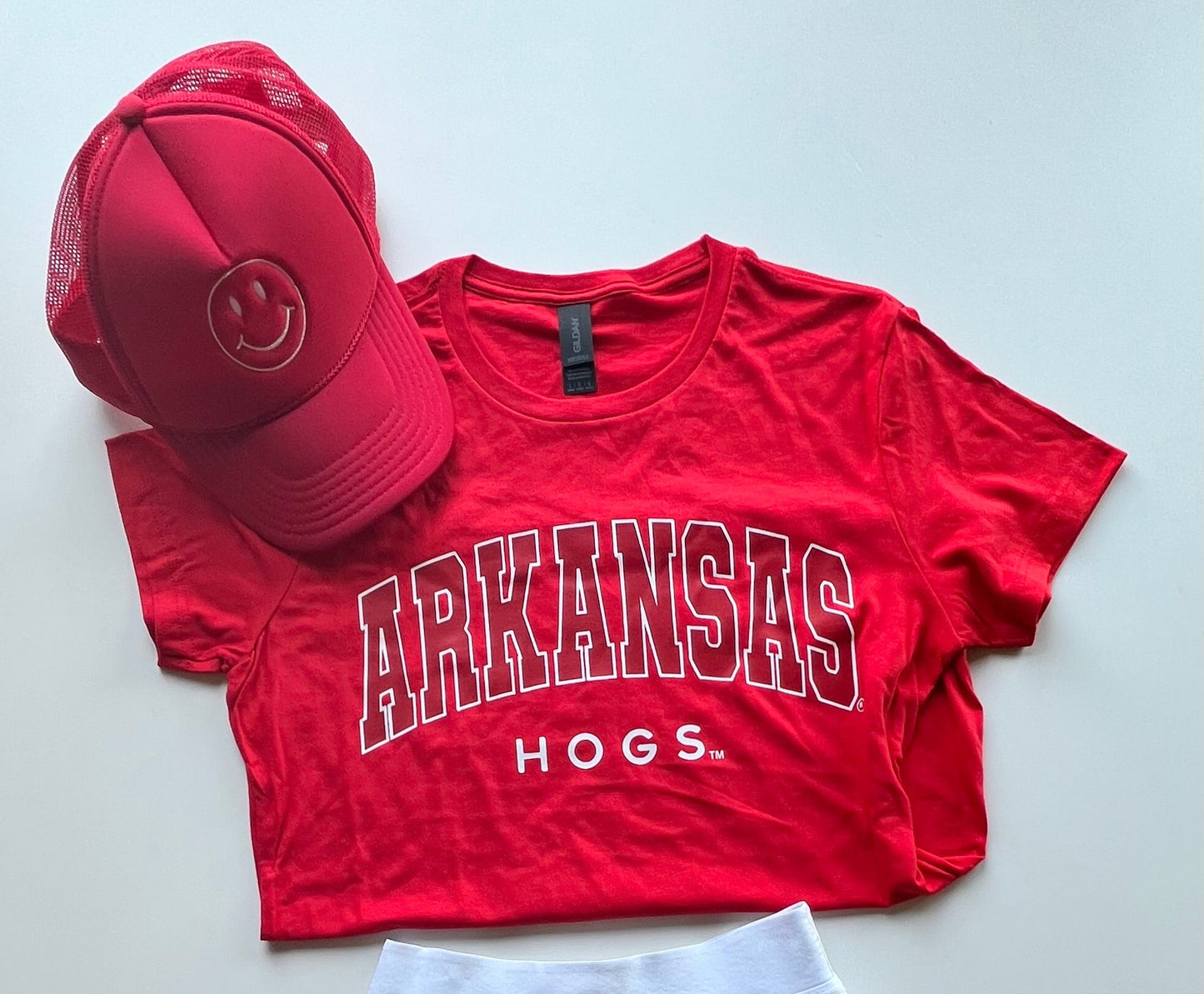 AR HOGS TEE (RED) LARGE
