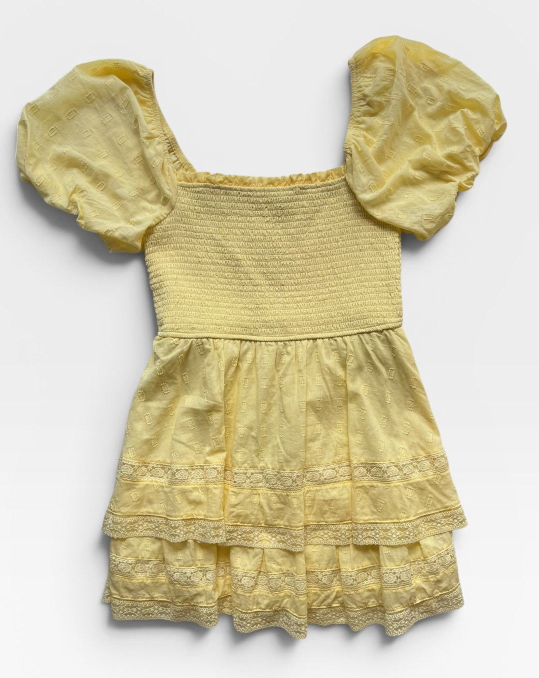 YELLOW ALTRD STATE DRESS LARGE