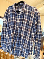 DESIGNER-ISH FLANNEL (NWT) L