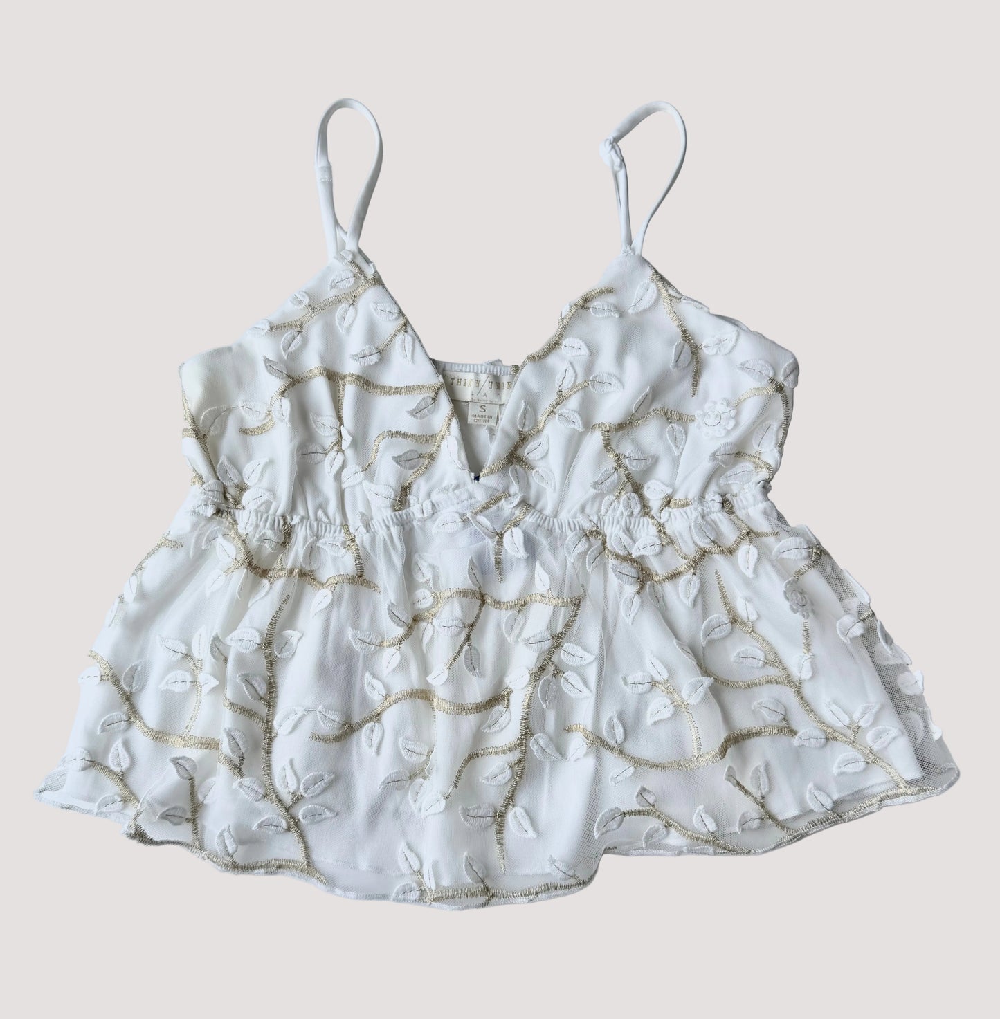 WHITE THRITY/THIRTY TOP SMALL