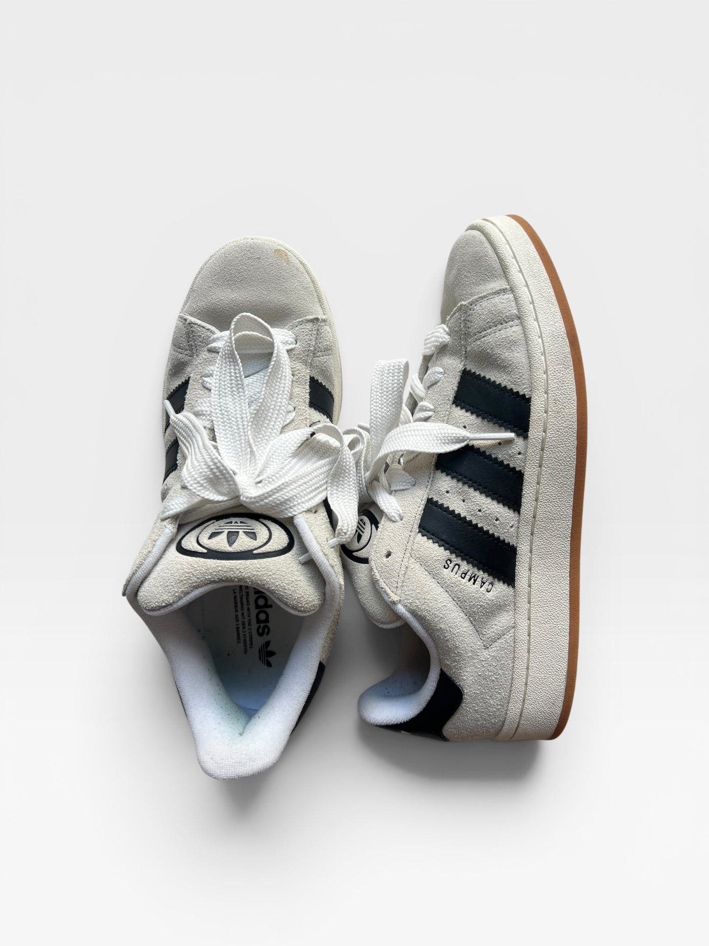 GREY ADIDAS CAMPUS SHOES 10