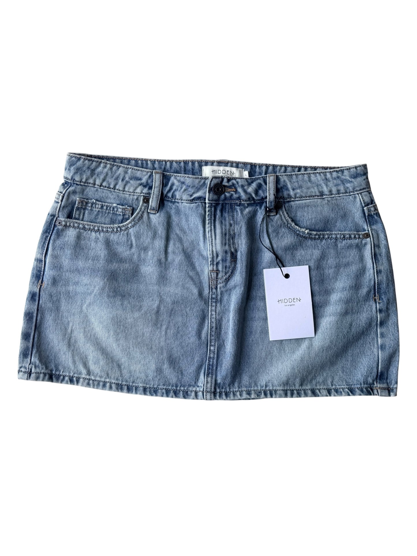 HIDDEN DENIM SKIRT (NWT) L